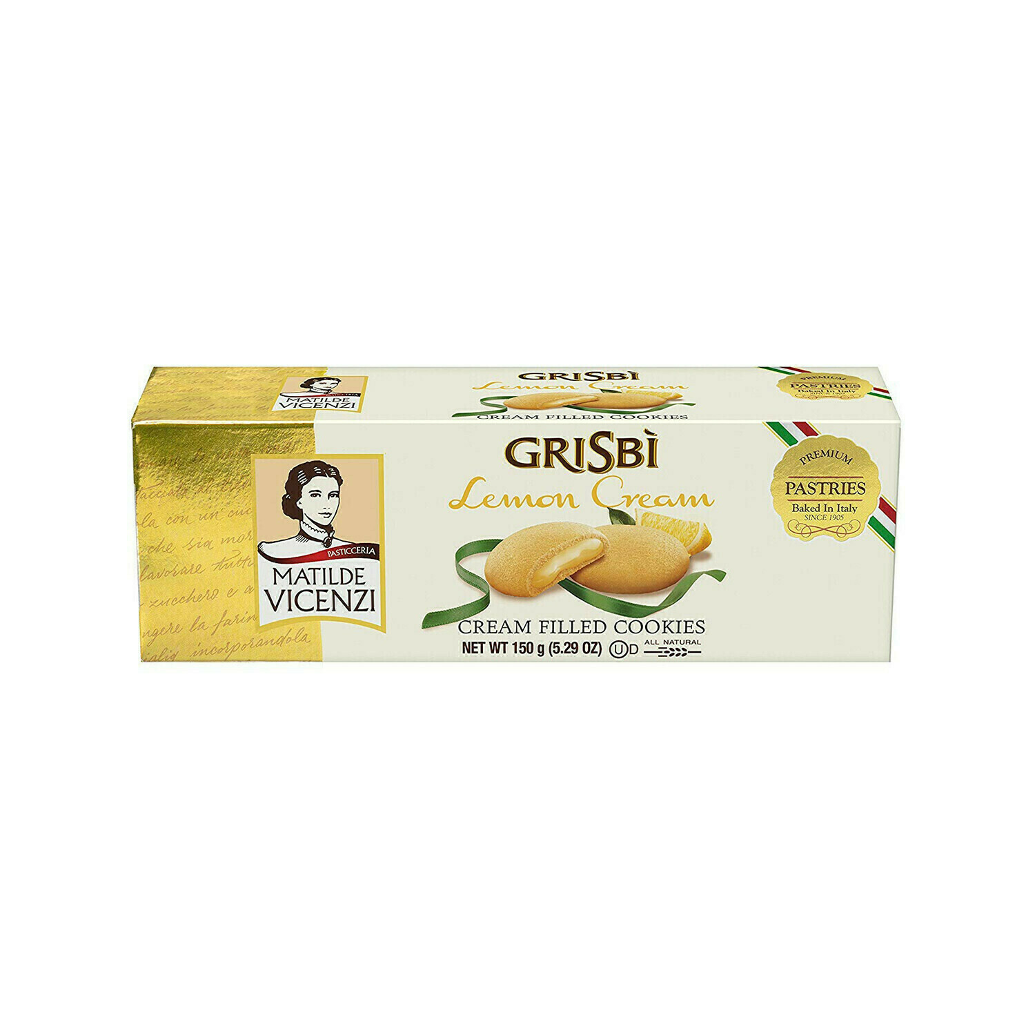 GriSbi Cookies Lemon Cream Italy 5.29oz