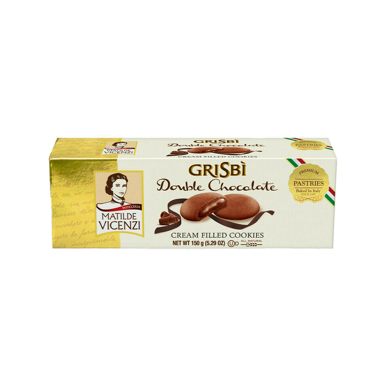 GriSbi Cookies Double Chocolate Italy 5.29oz