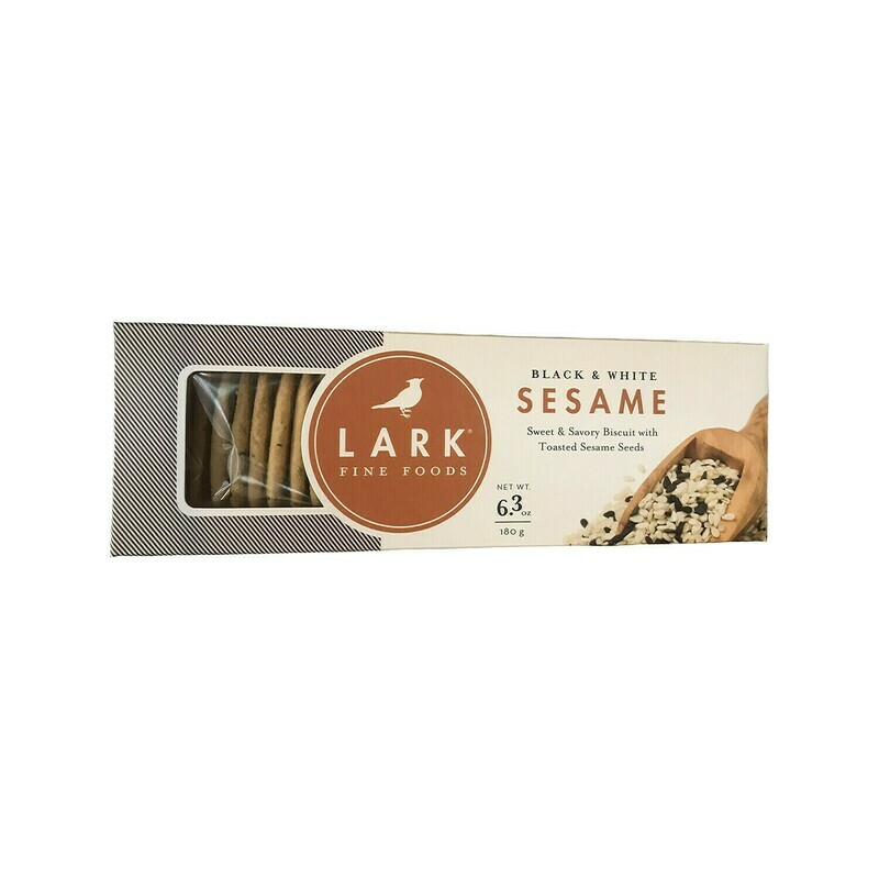 Lark Black &amp; White Sesame Sweet &amp; Savory Biscuit 6oz