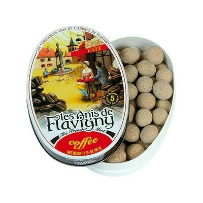 Les Anis de Flavigny All Natural Coffee Flavored Mints France 1.8oz