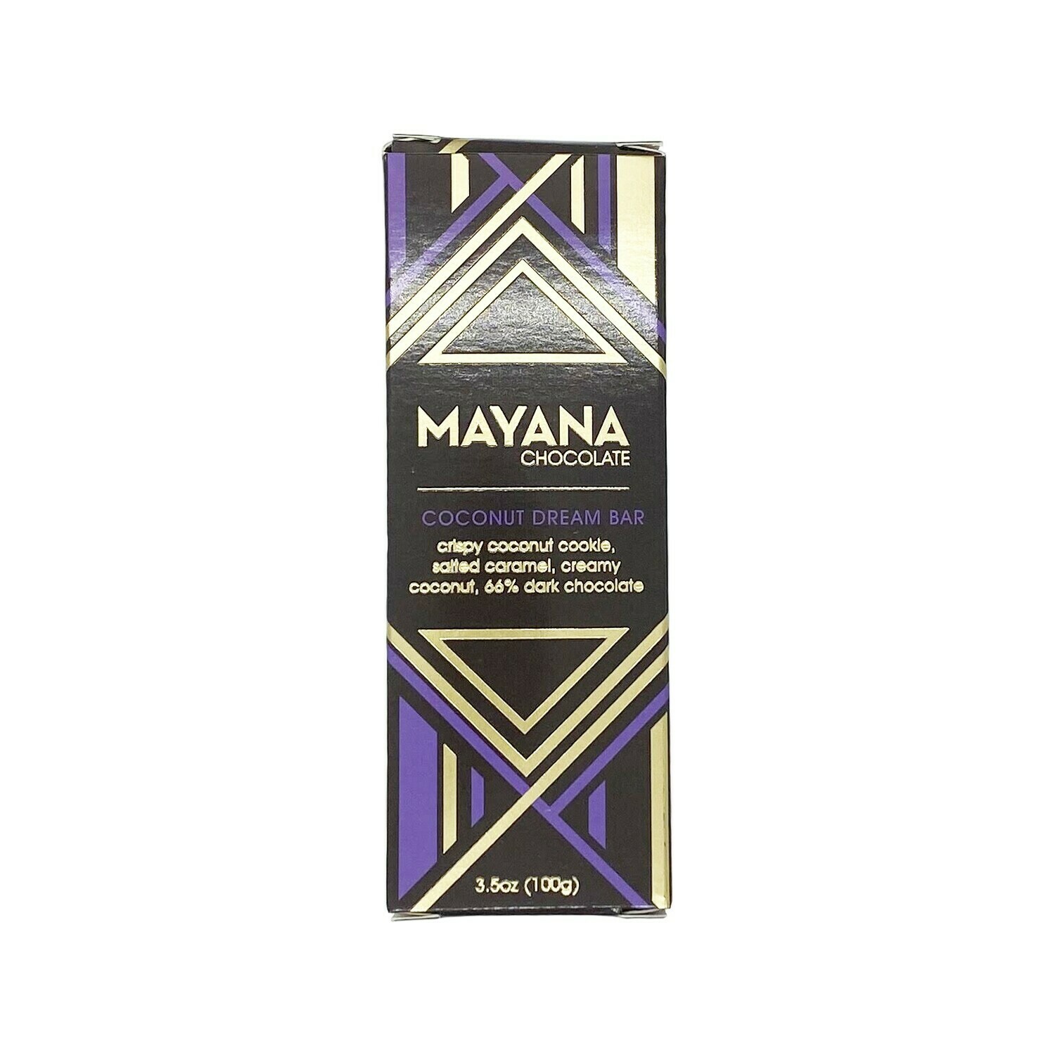 Mayana Chocolate Coconut Dream Bar Chocolate 3.5oz