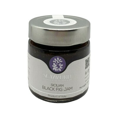 Scyavuru Sicilian Black Fig Jam Italy 8.8oz