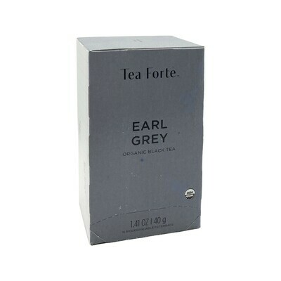 Tea Forte Earl Grey 16 Biodegradable Filterbags 1.41oz Germany