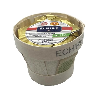 Echire Unsulted Butter Basket France 250g