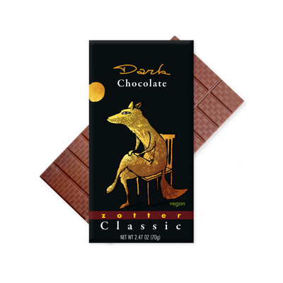 Zotter Dark Chocolate Classic Austria 2.47oz