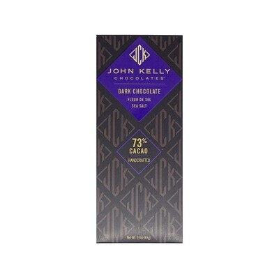 John Kelly 73% Dark Chocolate w/Fleur de Sel 65g