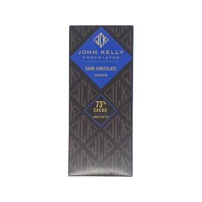 John Kelly Dark Chocolate Espresso 73% 2.3oz