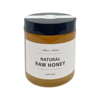 Nate's Nectar Natural Raw Honey 6oz
