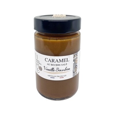 Rozell & Spanell Salted Butter Caramel Bourbon Vanilla Sauce France 220g