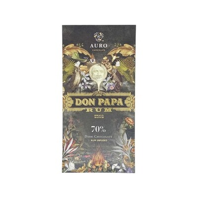 Auro X Don Papa 70% Dark Chocolate Rum Infused Philippines 60g