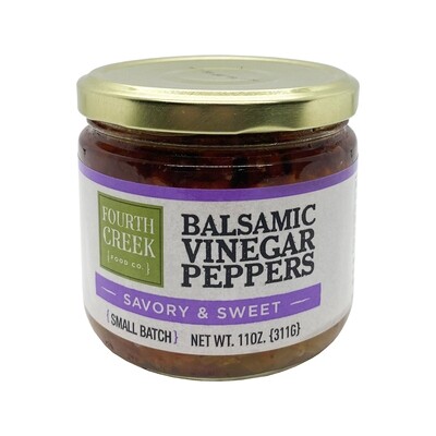 Fourth Creek Balsamic Vinegar Peppers 11oz