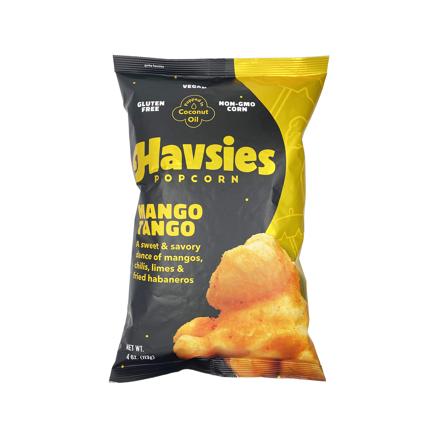 Havsies Popcorn Mango Tango 4oz
