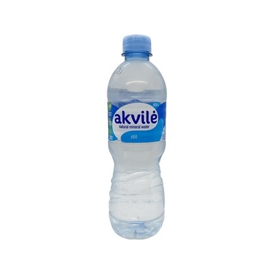 Akvile Still Natural Mineral Water Lithuania 0.5L