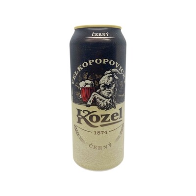 Kozel Cerny Dark Beer 3.8% alc. Can Polish 500ml