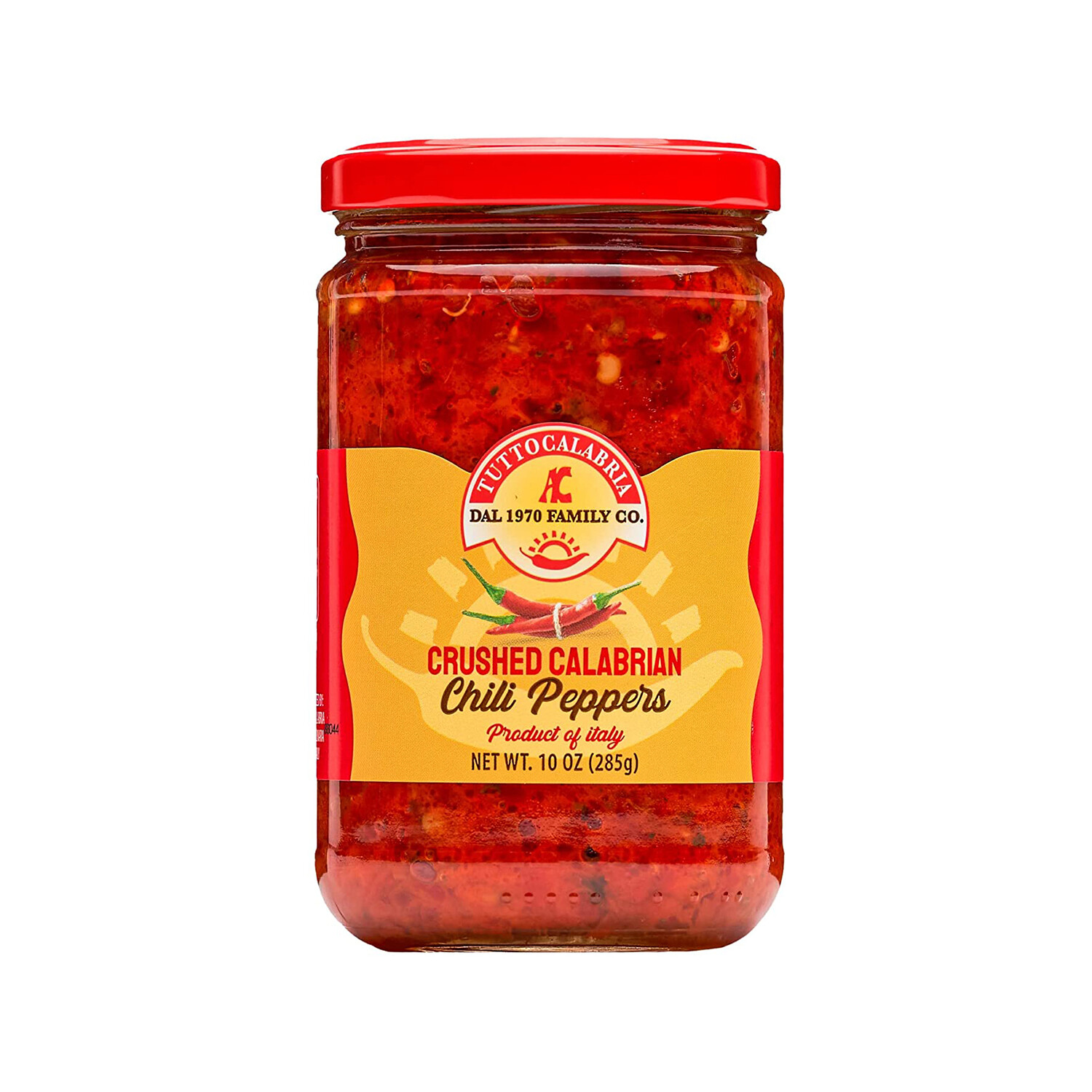 Tuttocalabria Calabria Chili Peppers Crushed 10oz Italy