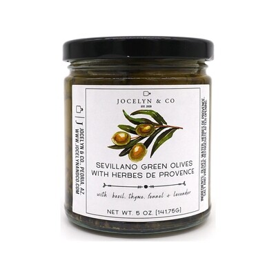 Sevillano Green Olives With Herbs De Provence 5oz