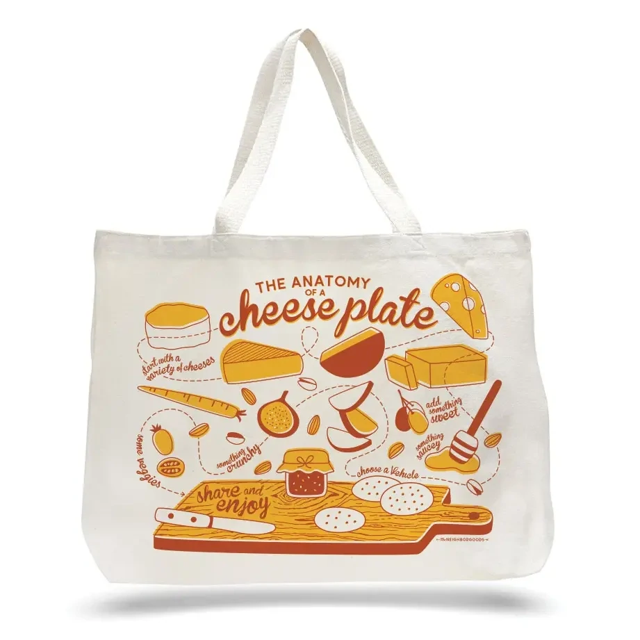The Neighborgoods Cheese Tote Bag