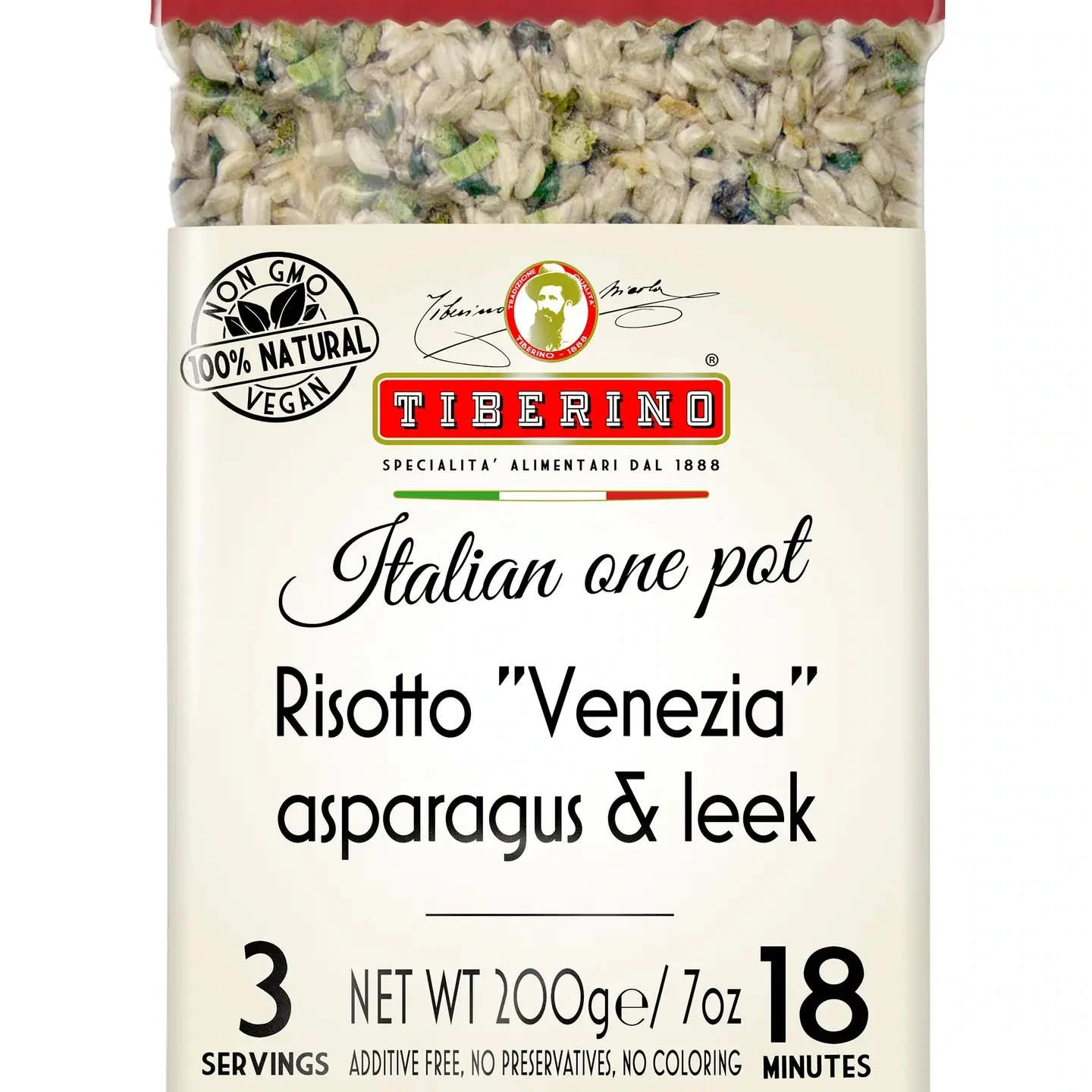 Tiberino Risotto &quot;Venezia&quot; Asparagus &amp; Leek 7oz