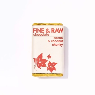 Fine & Raw Cacoa And Coconut Chunky Chocolate 1.5oz