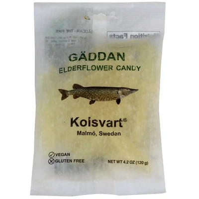 Kolsvart Torsken Elderberry Swedish Fish 4.2oz Sweden