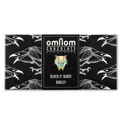 OmNom Black n'Burnt Barley Chocolate Iceland 2.1oz