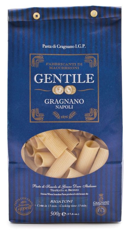 Gentile Pasta Rigatoni 500g Italy