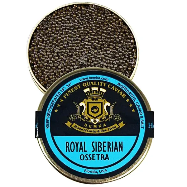 Bemka Ossetra Royal Siberian Caviar 2oz