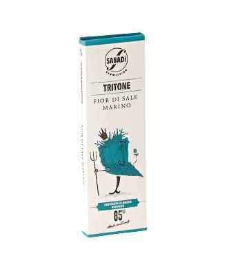 Sabadi Tritone Modica 85% Chocolate with Salt 50g Italy