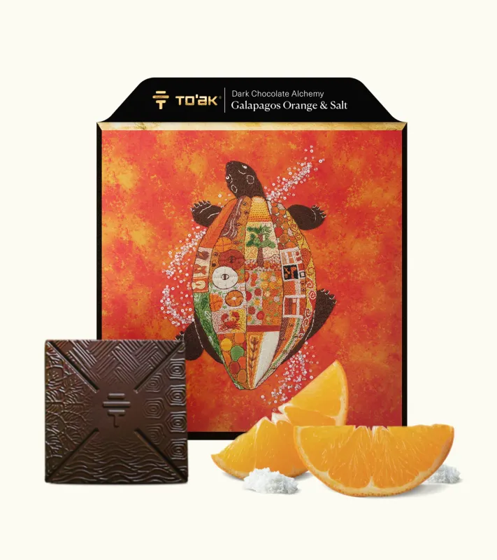 To&#39;ak Alchemy Galapagos Orange And Salt Chocolate 2oz