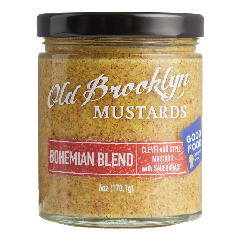 Old Brooklyn Mustards Pop Kraut Bohemian Blend 6oz