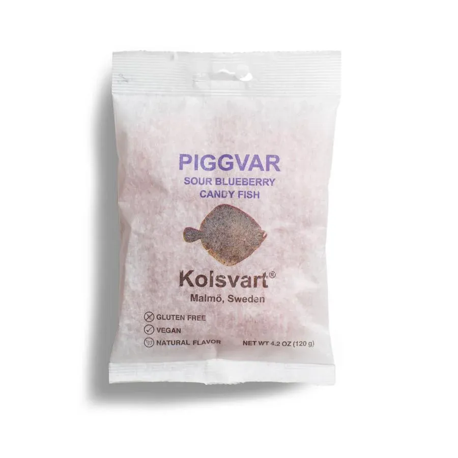 Kolsvart Torsken Sour Blueberry Swedish Fish