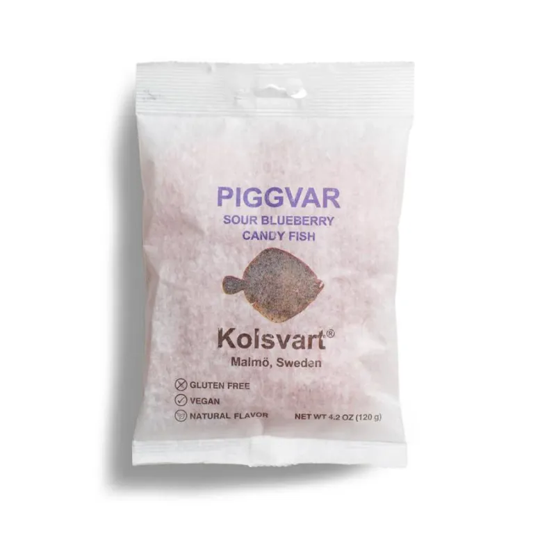 Kolsvart Torsken Sour Blueberry Swedish Fish