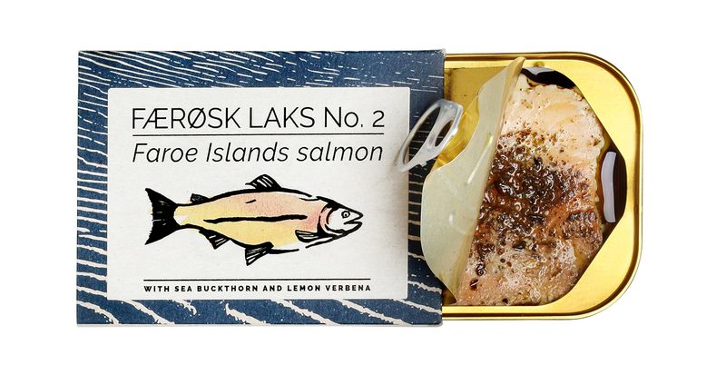 Fangst Færøsk Laks No. 2 Faroe Islands Salmon with Sea Buckhorn &amp; Lemon Verbena 110g