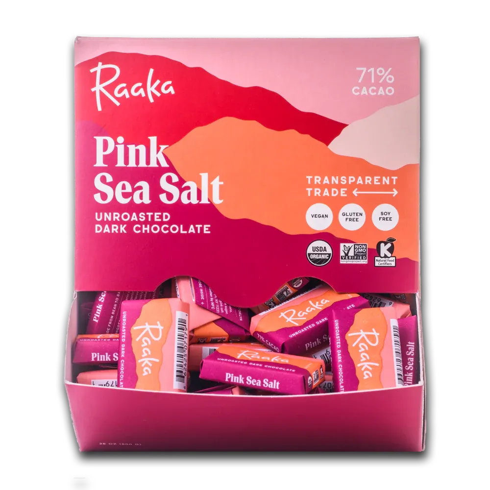 Raaka Pink Salt 71% Dark Chocolate Mini
