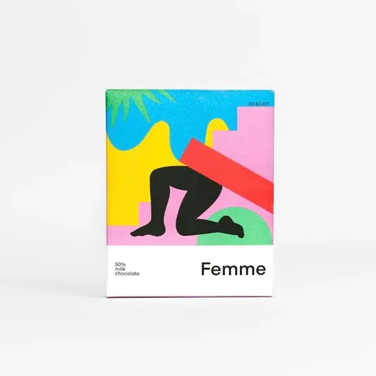 Ocelot Femme 50% Dark Milk Chocolate 70g UK