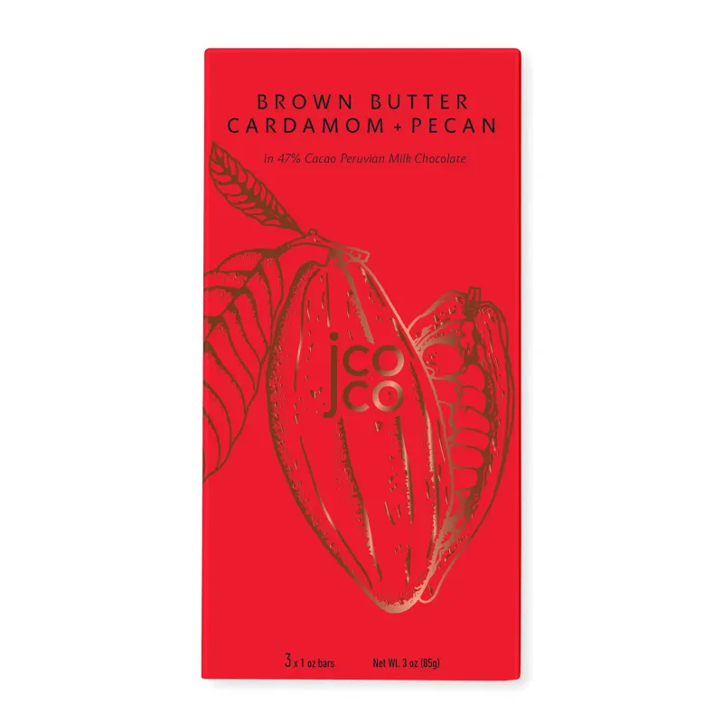 Jcoco Brown Butter Cardomom + Pecan 1oz