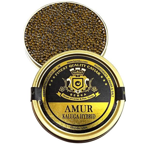 Bemka Amur Kaluga Hybrid Caviar 4oz