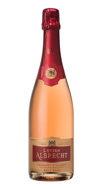 N/V Lucien Albrecht Cremant D&#39;alsace Brut Rosé 750ml France