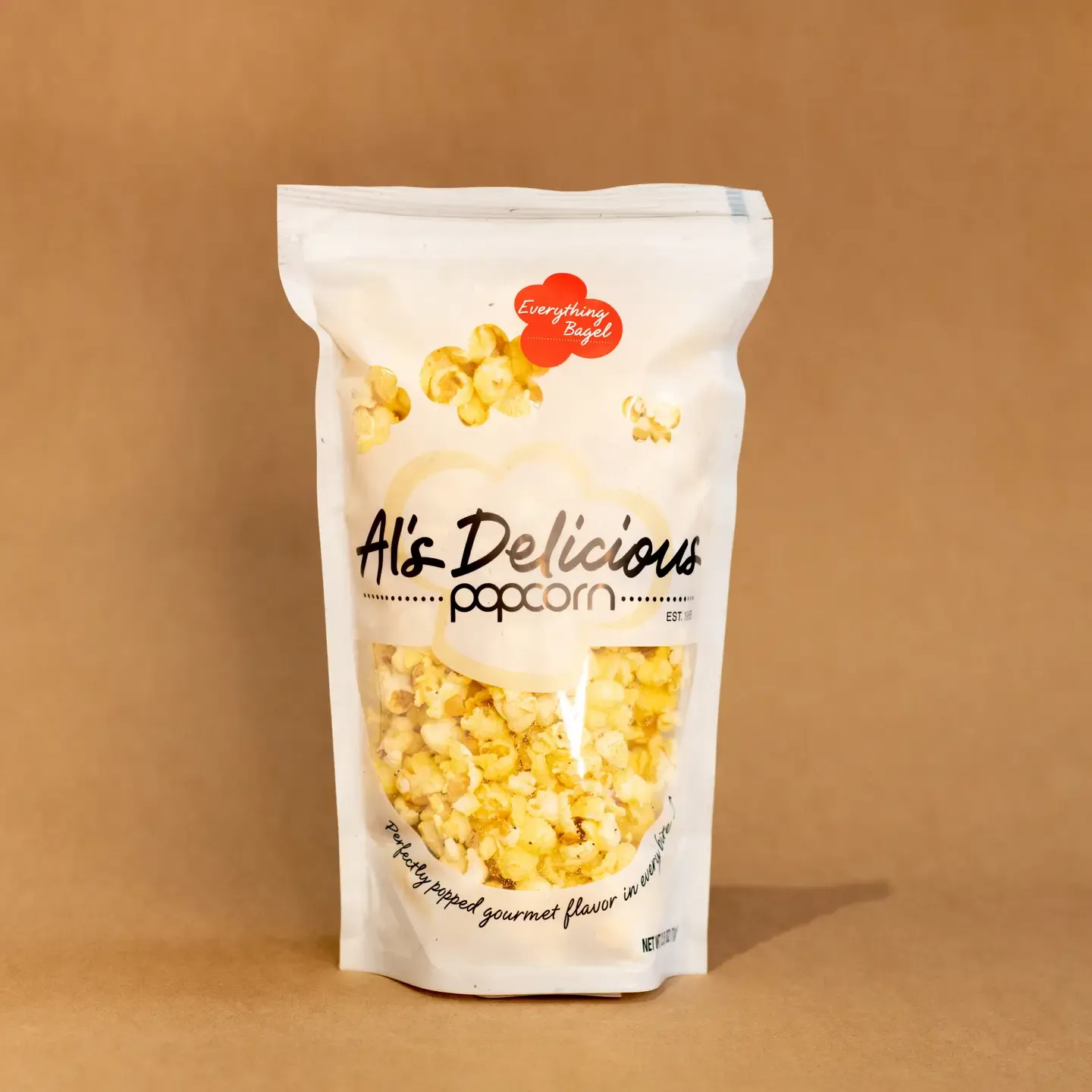 Al&#39;s Delicious Popcorn Everything Bagel 2.5oz