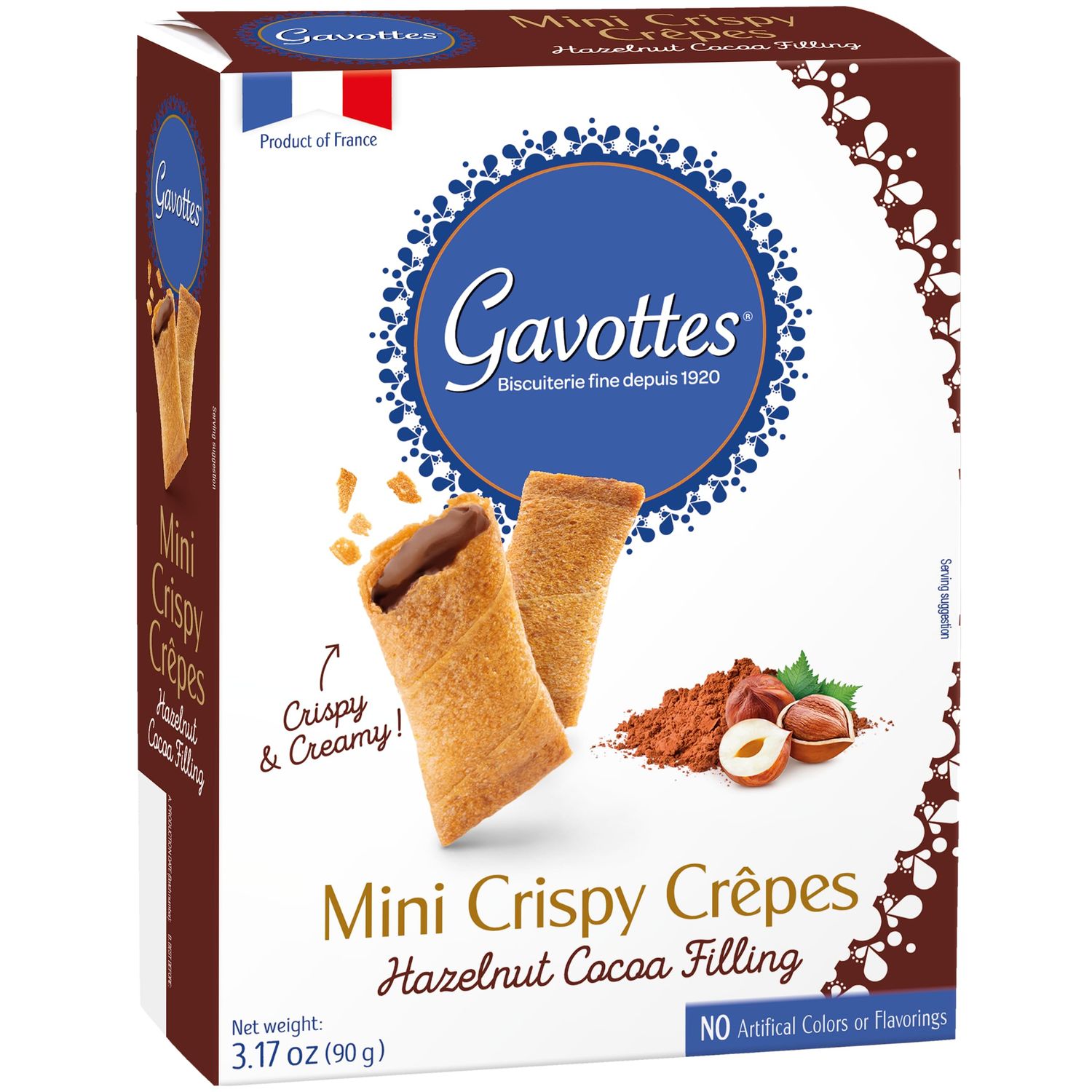 Gavottes Hazelnut Cocoa Mini Crêpes 3.17oz France