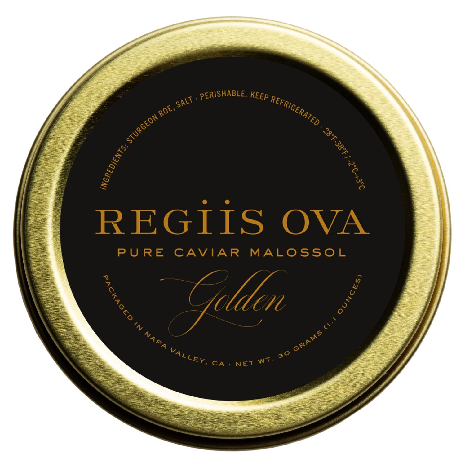 Regiis Ova Ossetra Golden Caviar 30g