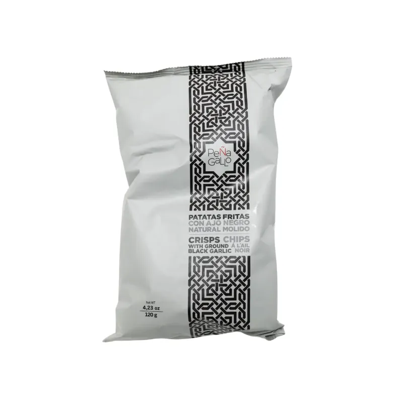 Penagallo Natural Ground Black Garlic Potato Chips 120g Spain