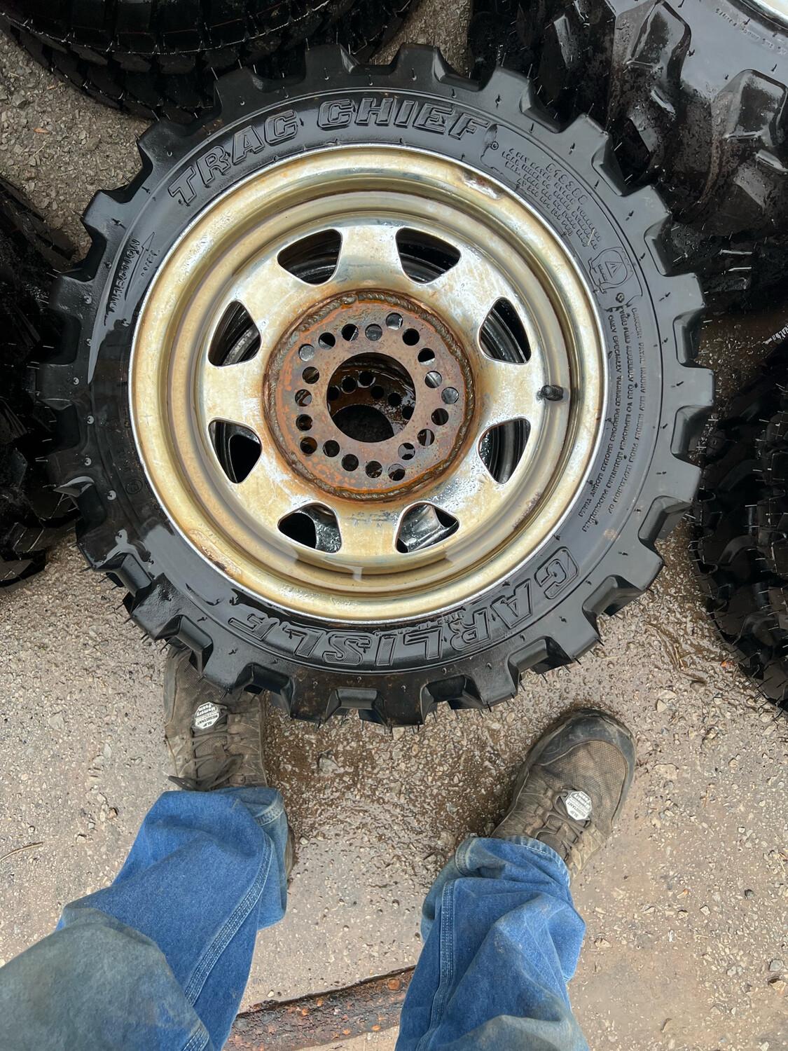 14 Inch Nissans With Small Centers And Double Carlisle