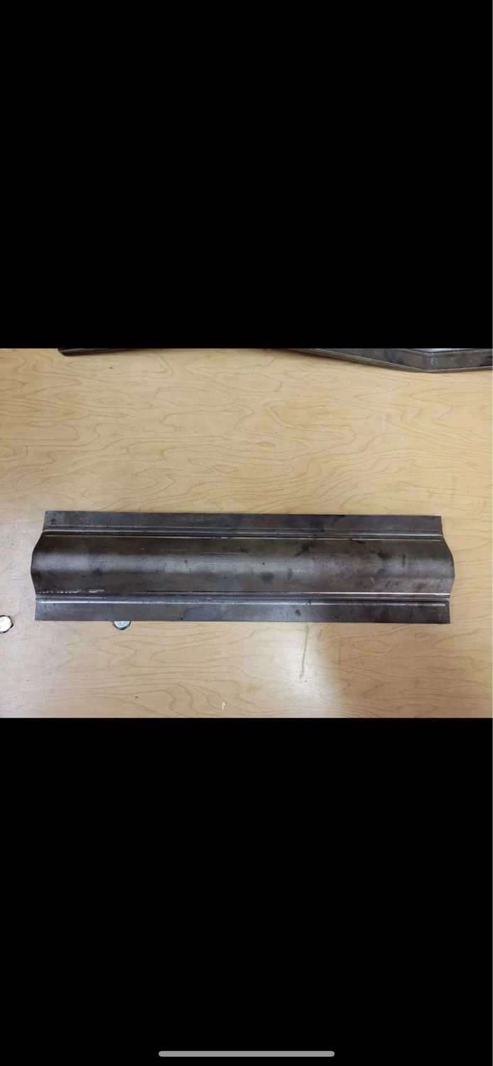 15" Peaked Front Plate 3/8" T1 (set of 2)