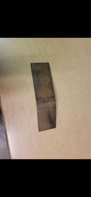 15" Flat Front Plate 3/8" T1 (set of 2)