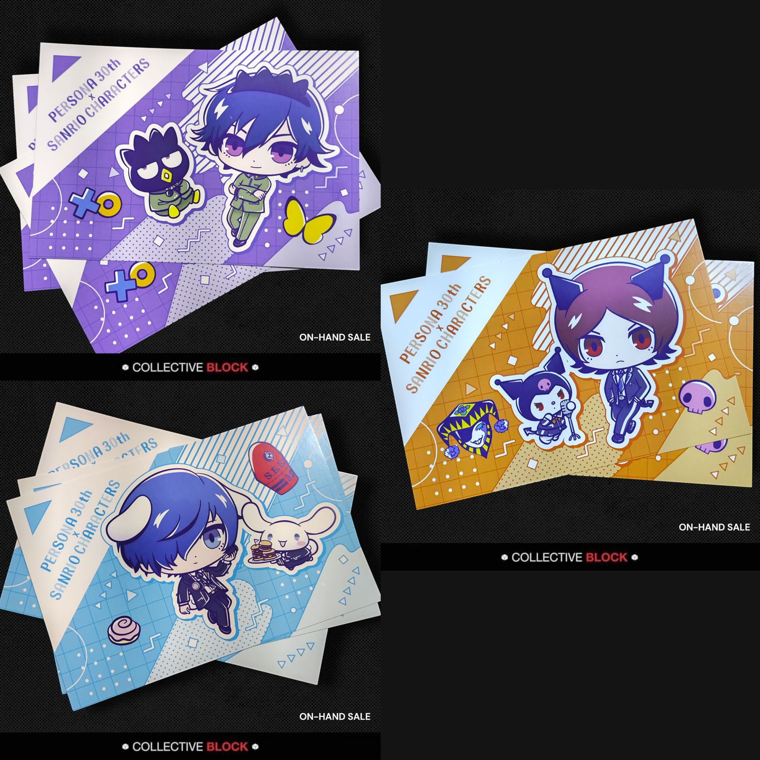Persona Series x Sanrio Collab [Naoya, Tatsuya, Makoto] Postcard