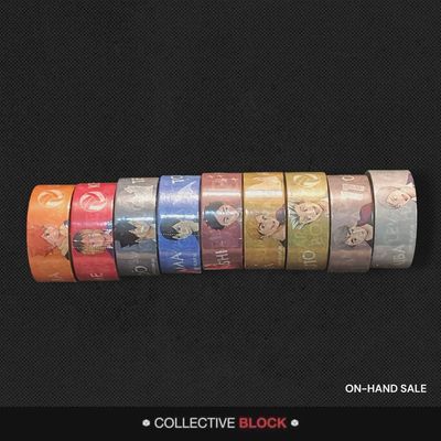 Haikyu!! [Hinata, Kenma, Kuroo, Kageyama, Akaashi, Atsumu, Bokuto, Osamu, Haiba] Assorted Washi Tapes