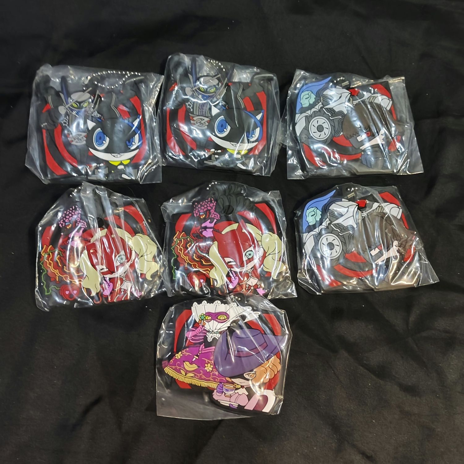 Persona 5 Royal [Morgana, Queen, Panther, Noir] Rubber Keychains