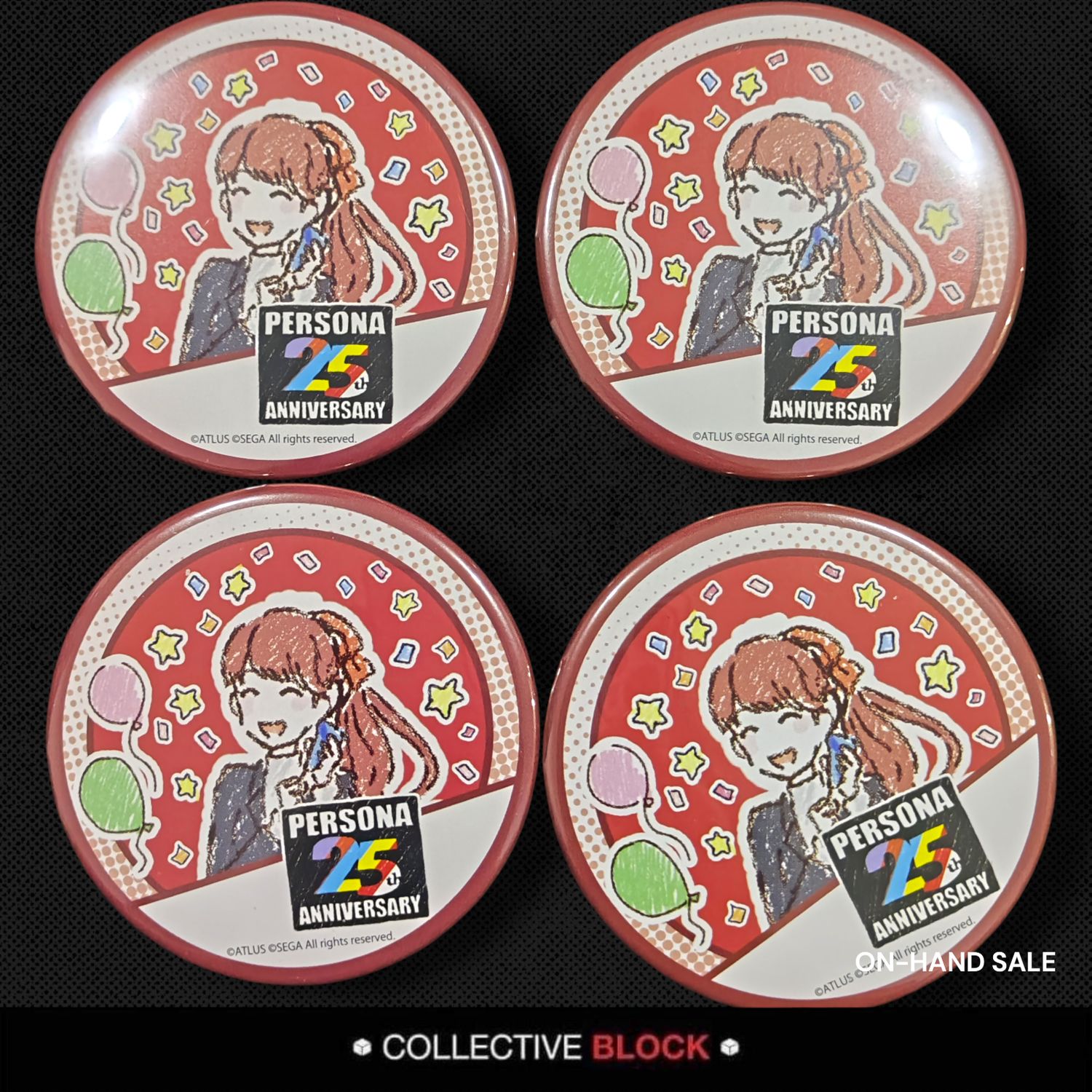 Persona 5 Royal Kasumi 25th Anniversary Can Badge