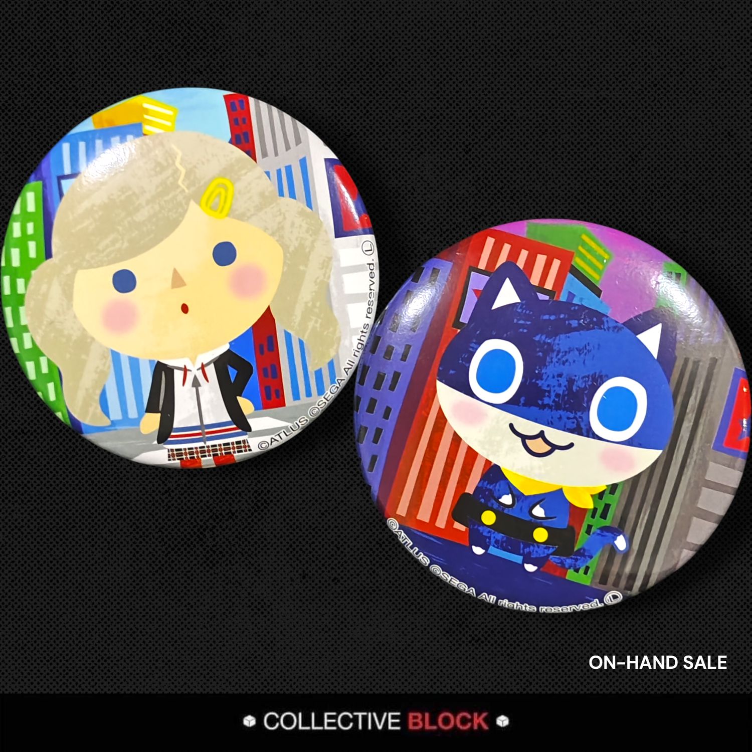Persona 5 Royal [Ann &amp; Morgana] Chibi Can Badge